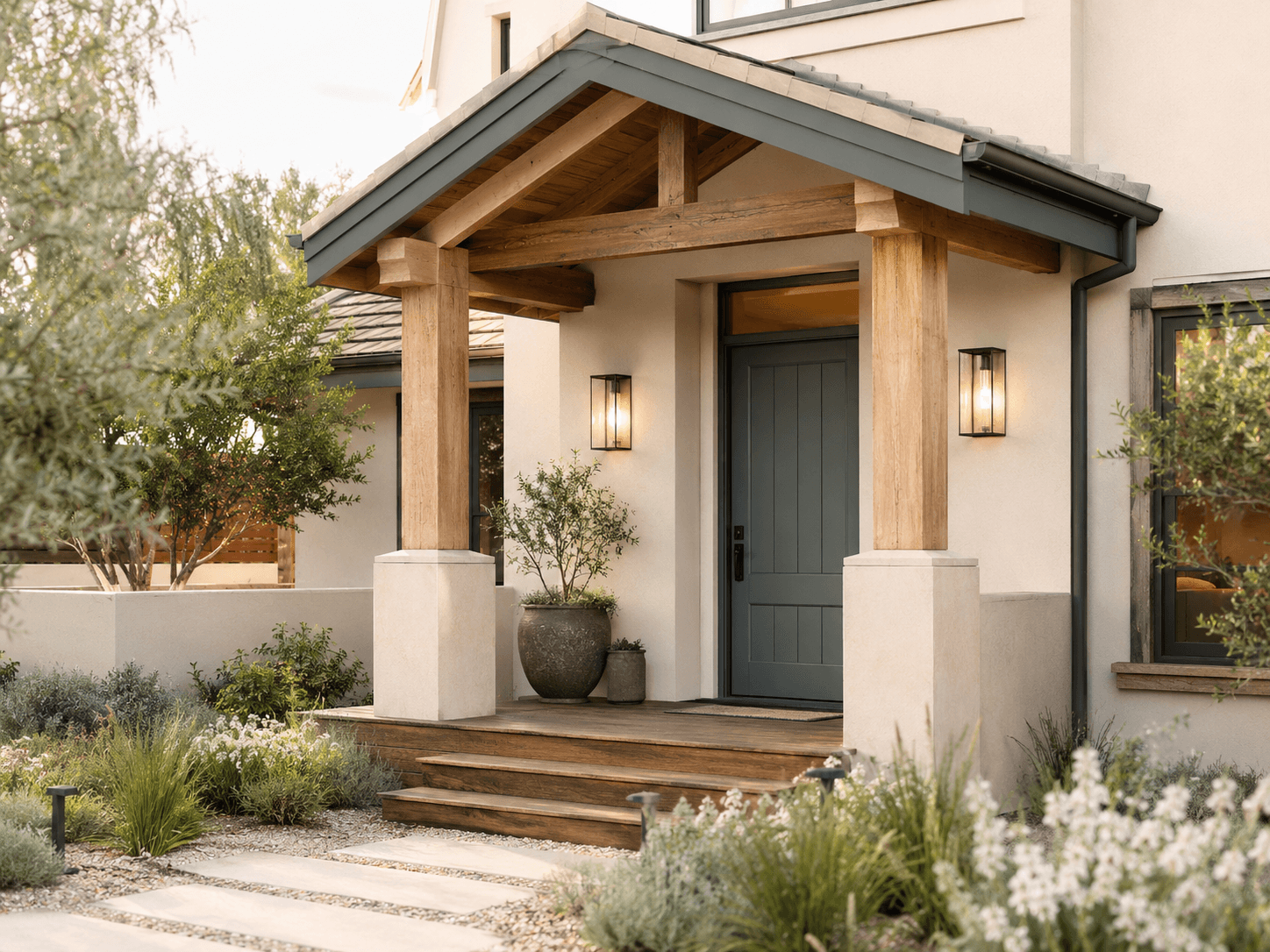 Porch & facade visualization example